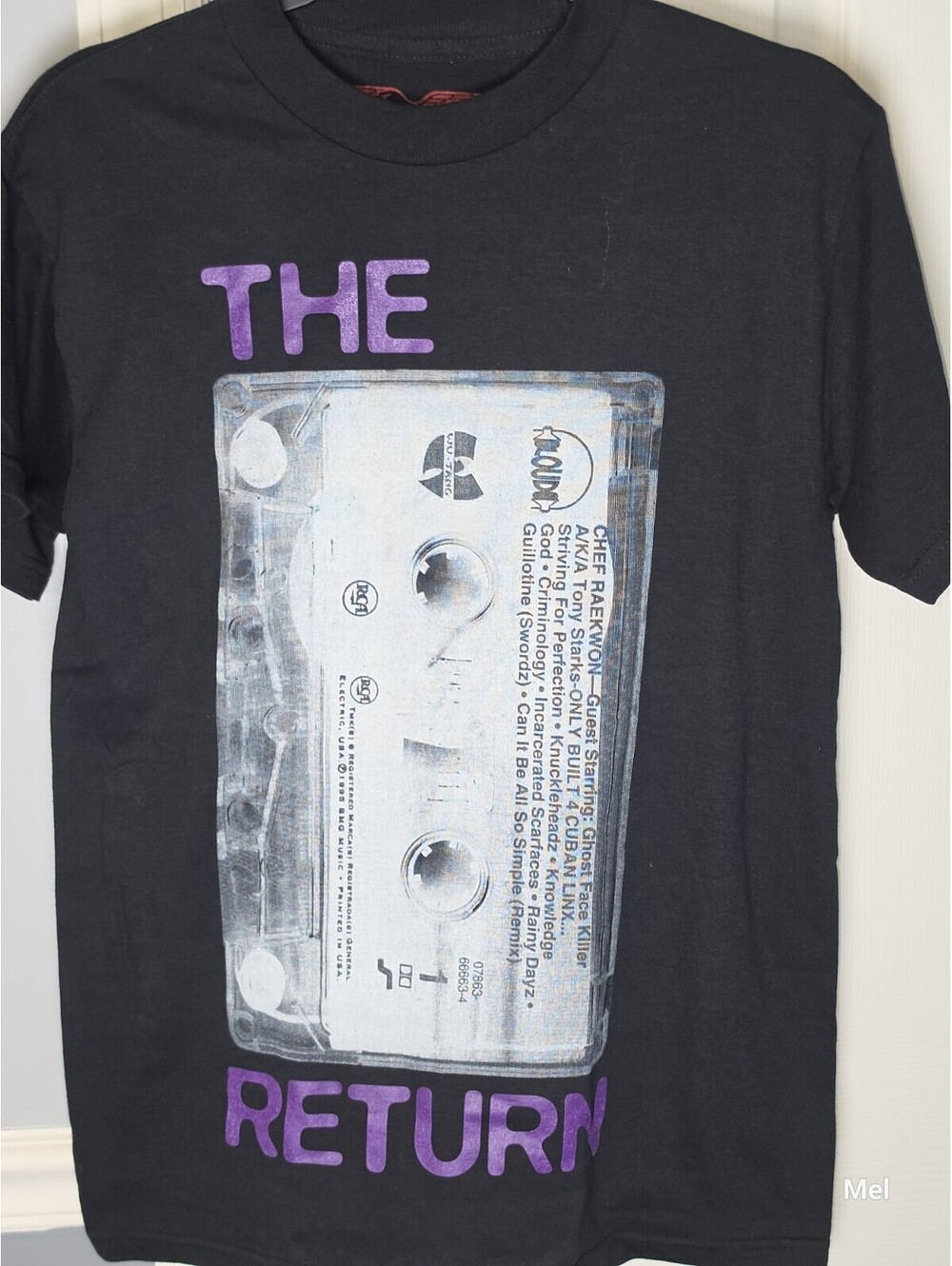 Chef Raekwon Only Built 4 Cuban Linx Pt II Black Graphic T-Shirt Control Small